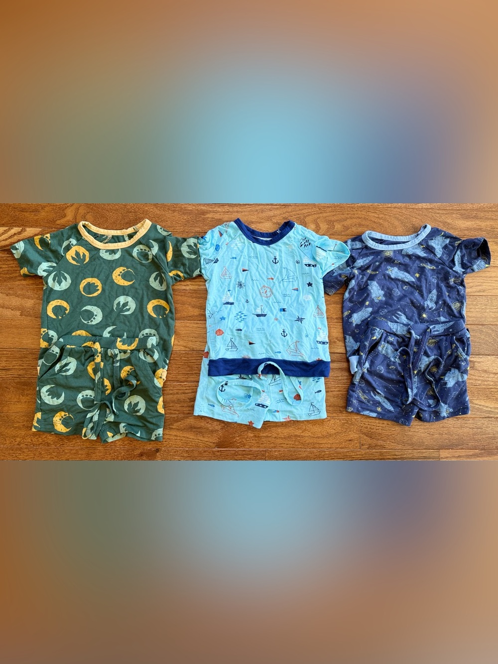 3 Larkspur Bamboo Jogger Sets Size 6-12 Months